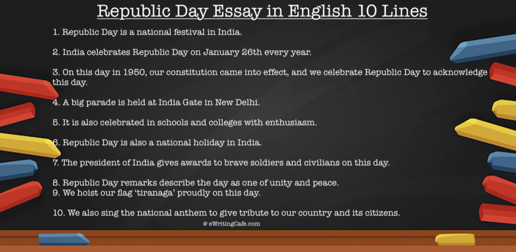 Republic Day Essay in English 10 Lines